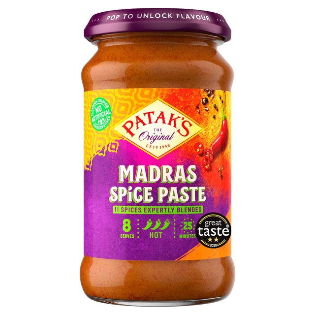 Patak's Madras Spice Paste   283g