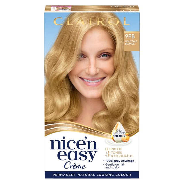 Clairol Nice'n Easy Hair Dye 9PB Light Pale Blonde GOODS M&S   