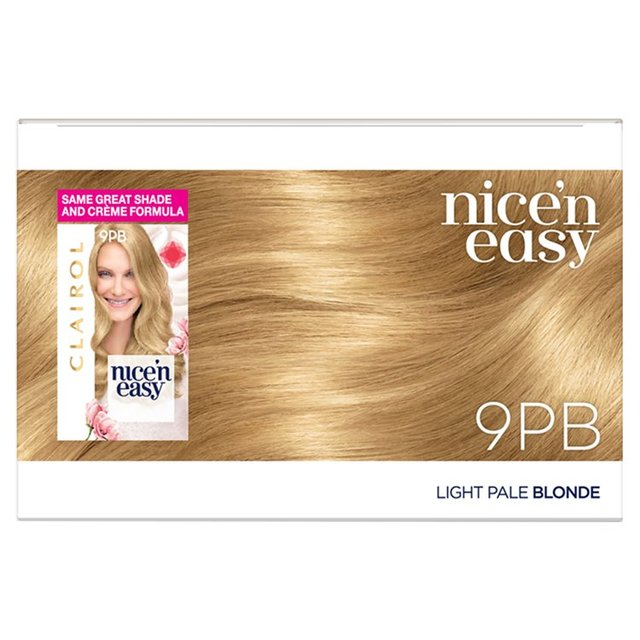 Clairol Nice'n Easy Hair Dye 9PB Light Pale Blonde GOODS M&S   