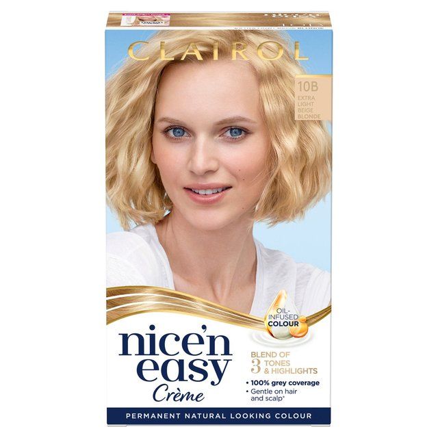 Clairol Nice'n Easy Hair Dye 10B Extra Light Beige Blonde GOODS M&S   