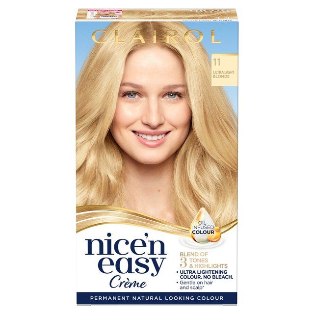 Clairol Nice'n Easy Hair Dye 11 Ultra Light Blonde GOODS M&S   