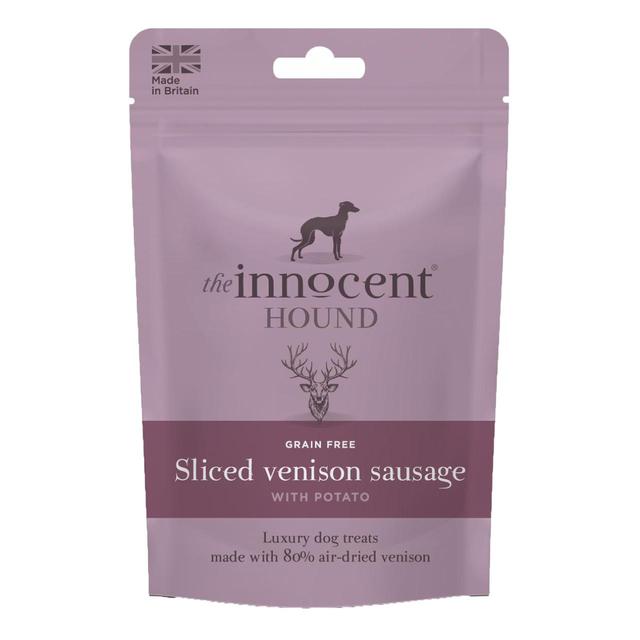 The Innocent Hound Dog Treats Sliced Venison Sausage   70g GOODS M&S   