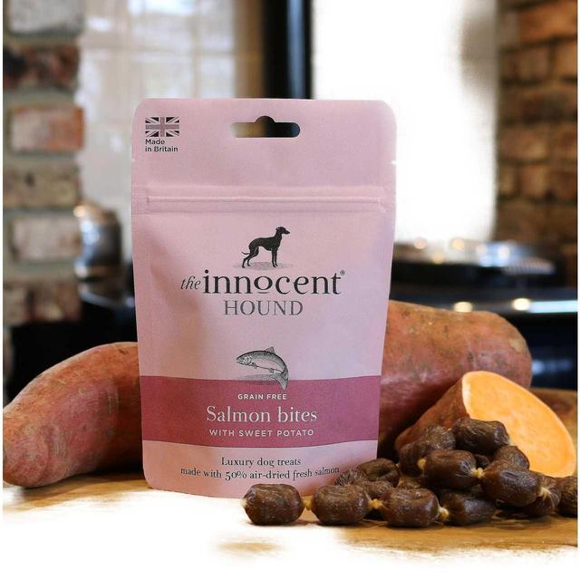 The Innocent Hound Dog Treats Salmon Bites with Sweet Potato   10 per pack GOODS M&S   