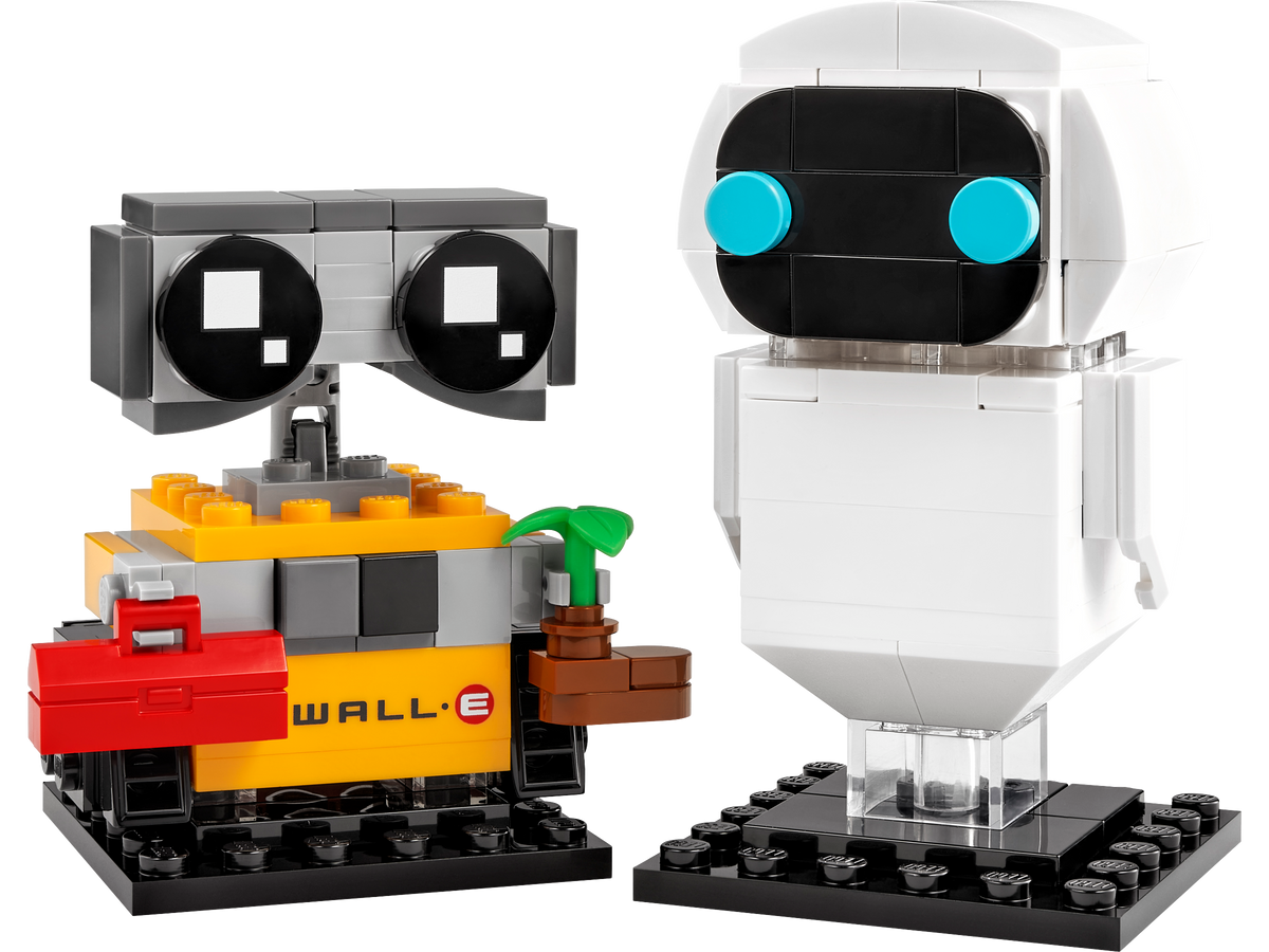 LEGO BrickHeadz EVE and WALL-E set 155 pieces - British product