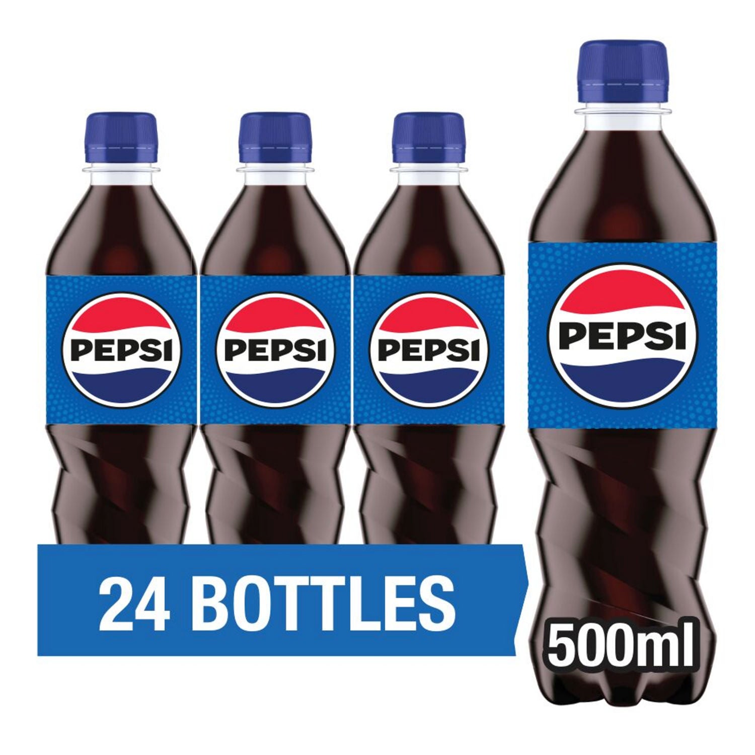 Pepsi classic cola bottle 500ml, imported from the UK