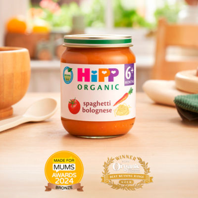 HiPP Spaghetti Bolognese Baby Food Jar 6+ Months 125g
