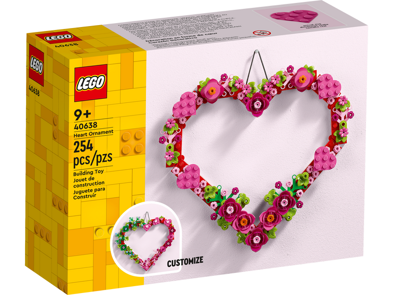 LEGO Heart Ornament 254 pieces, UK version