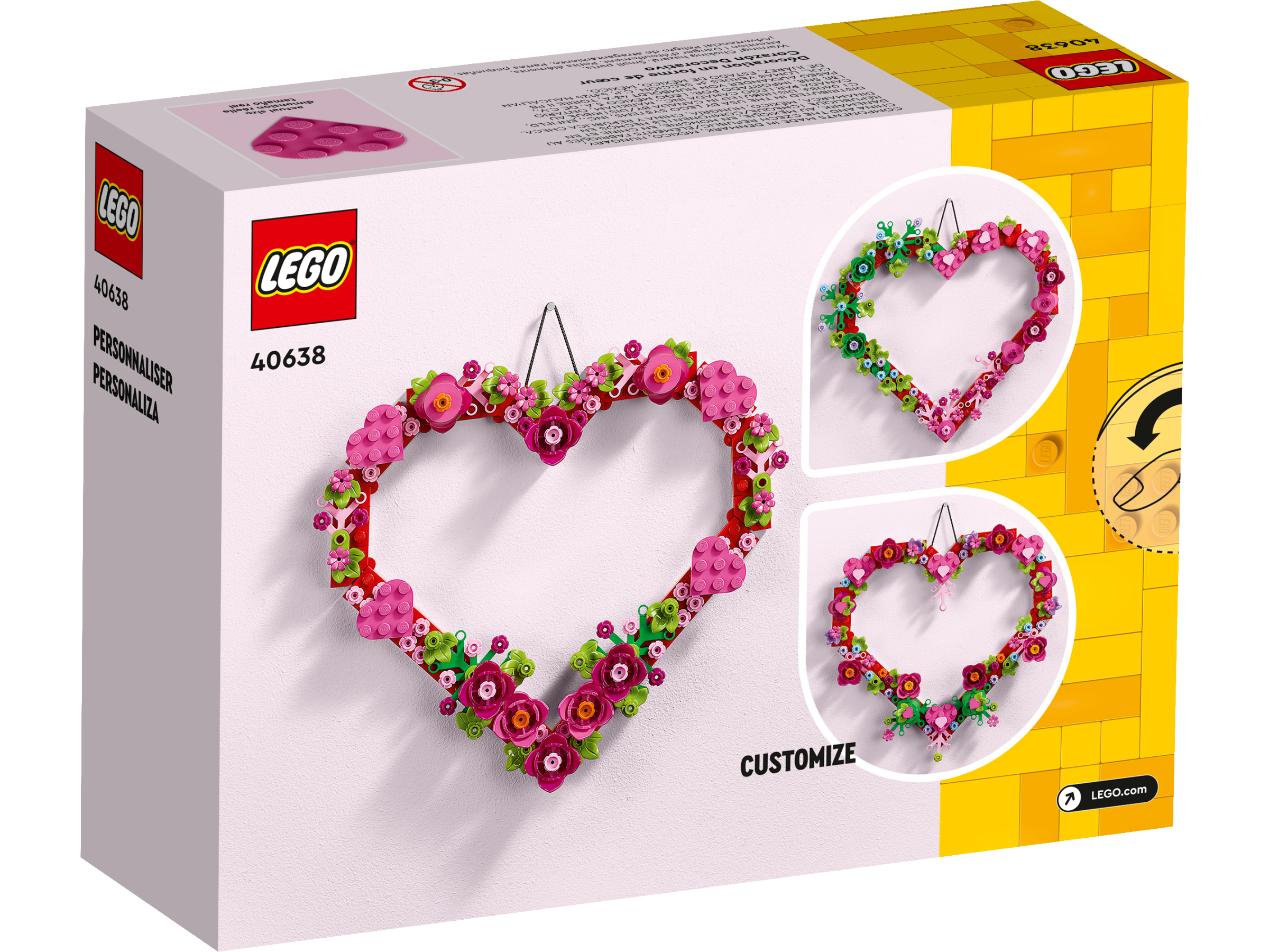 LEGO Heart Ornament 254 pieces, UK version