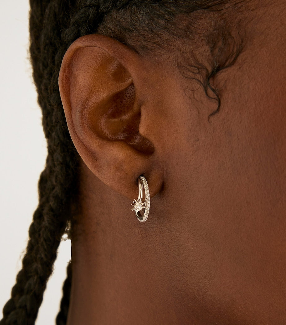 Astrid & Miyu Cosmic Illusion hoop earrings with cubic zirconia - British product