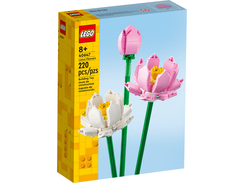 LEGO Lotus Flower model 220 pieces decorative plant, UK version