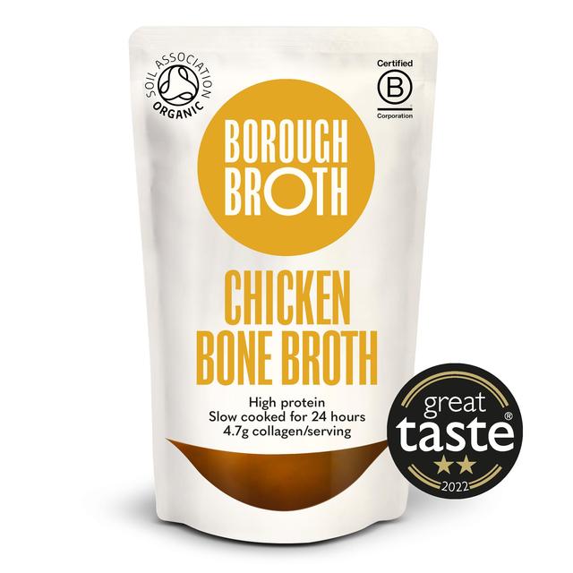 Borough Broth 24hr Organic Chicken Bone Broth   324g GOODS M&S   