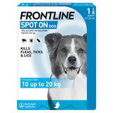 Frontline Spot On Dog 10 up to 20 kg GOODS ASDA   