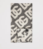 Dolce&Gabbana Casa wool-cashmere-silk logo throw 140x180cm, imported from the UK