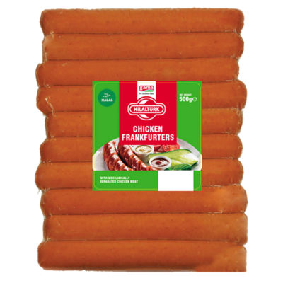 Hilalturk Hähnchen-Wiener Halal-Wurst 500g