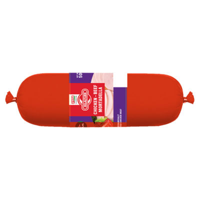 Hilalturk Chicken Beef Mortadella 500g, UK version