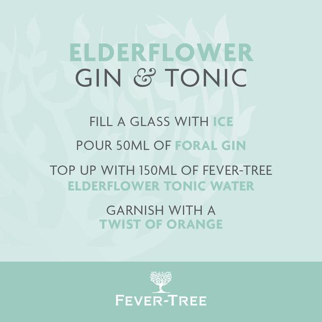 Fever-Tree Light Elderflower Tonic Cans   8 x 150ml GOODS M&S   