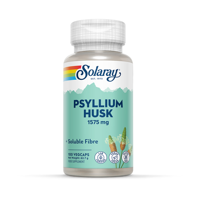 Holland & Barrett Solaray Psyllium Husk 1575mg Soluble Fibre Supplement Capsules, 100 Capsules- Buy online at McGrocer