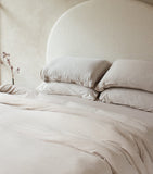 SHLEEP Merino Jersey Super King Duvet Cover (British brand)