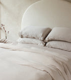 SHLEEP Merino Jersey Super King Duvet Cover (British brand)