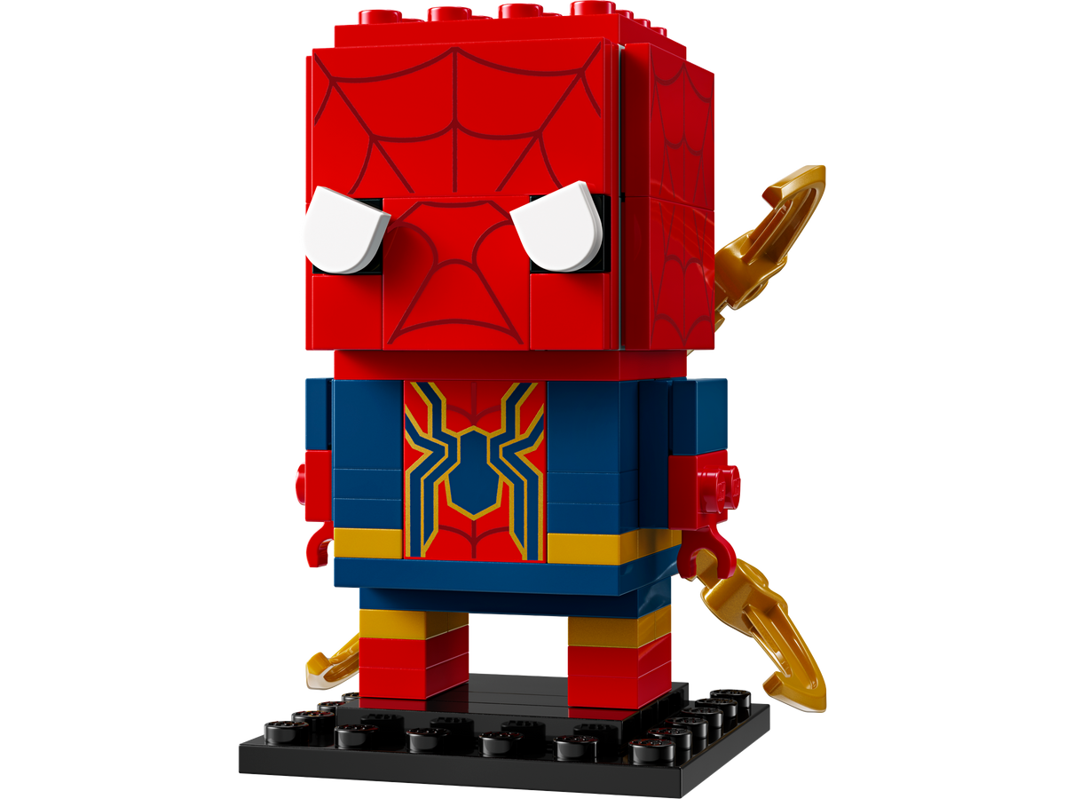 LEGO BrickHeadz Iron Spider-Man collectible model 91 pieces, imported from the UK