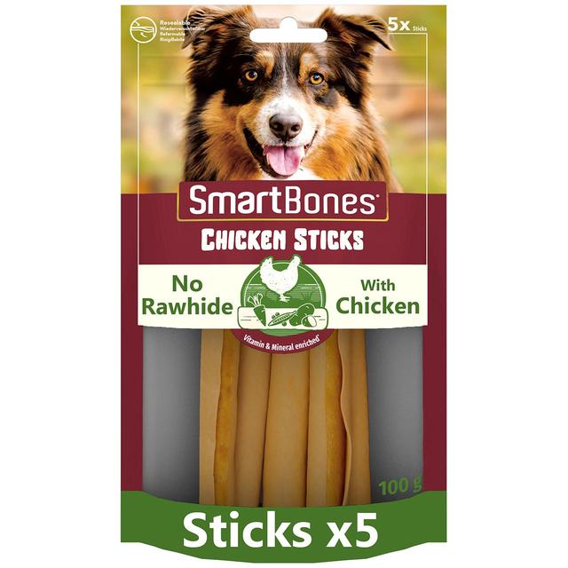 SmartBones Chicken Rawhide Free Sticks Dog Treats   100g GOODS M&S   