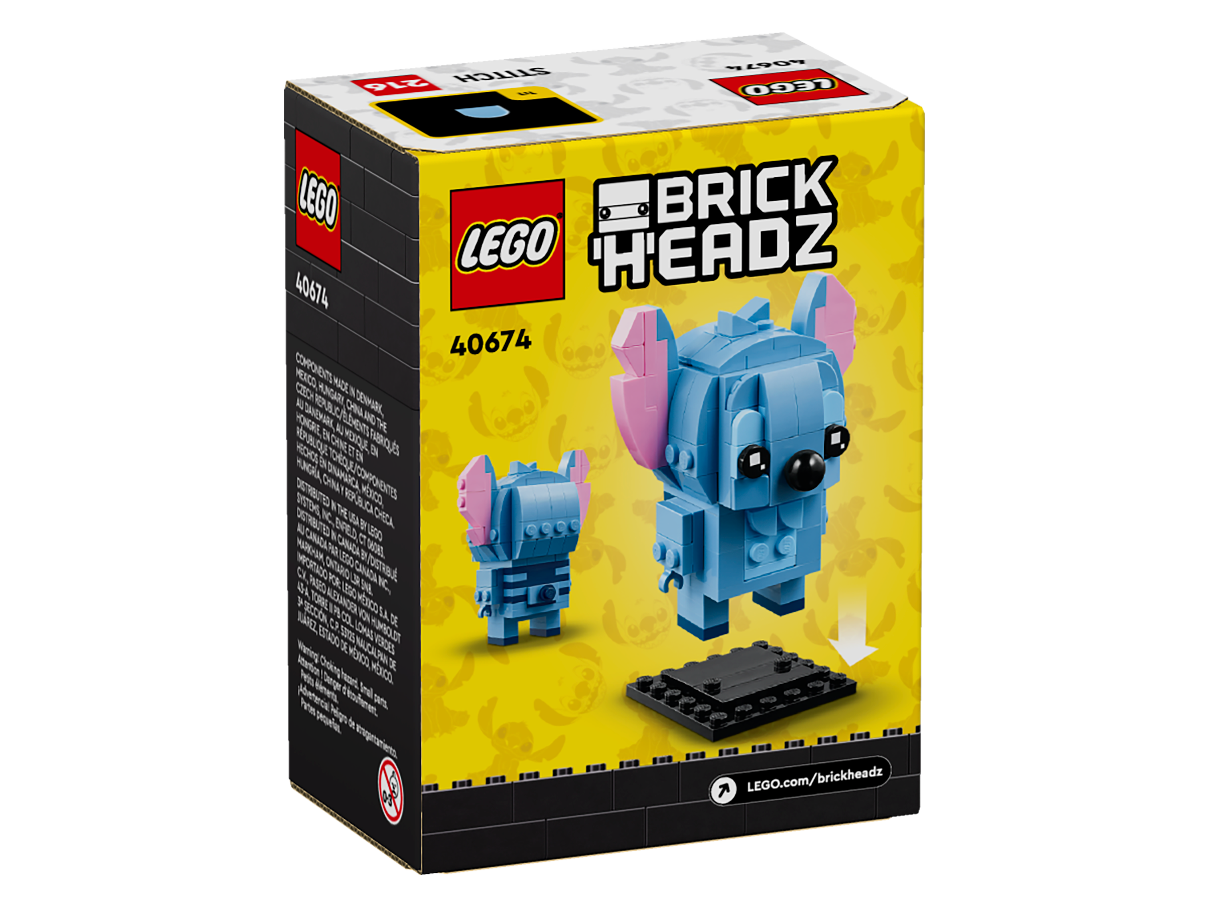 LEGO BrickHeadz Stitch Buildable Figure 9cm (British brand)