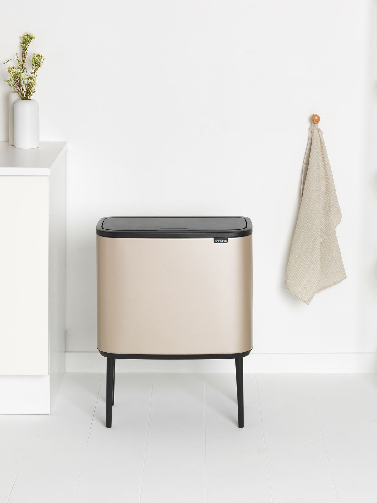 Brabantia Metallic Gold Bo 3 x 11L Touch Bin