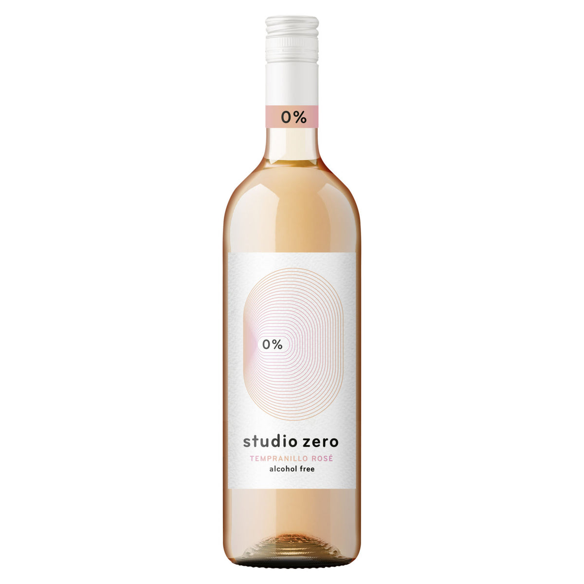 Studio Zero Rosé alcohol-free 75cl, UK version