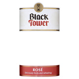 Black Tower Fresh Rosé wine bottle 75cl - British product
