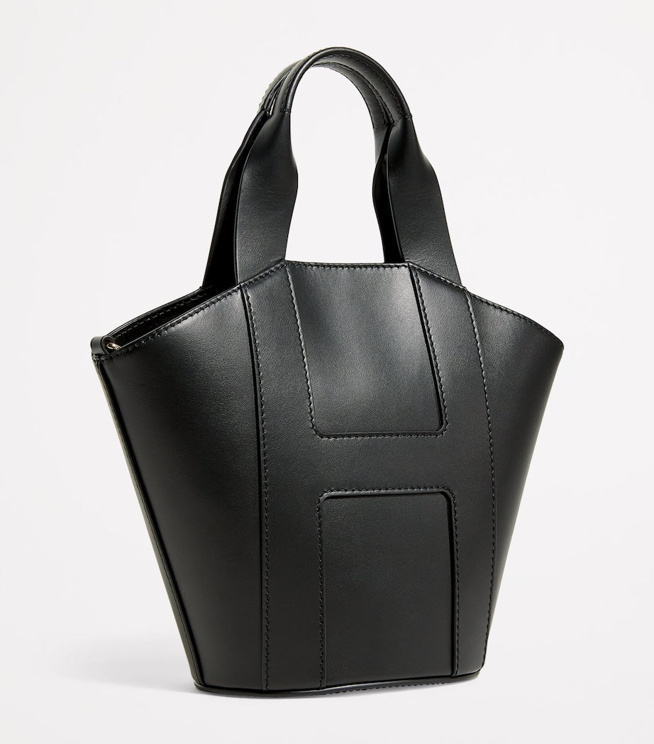 Harrods leather tote bag, UK version