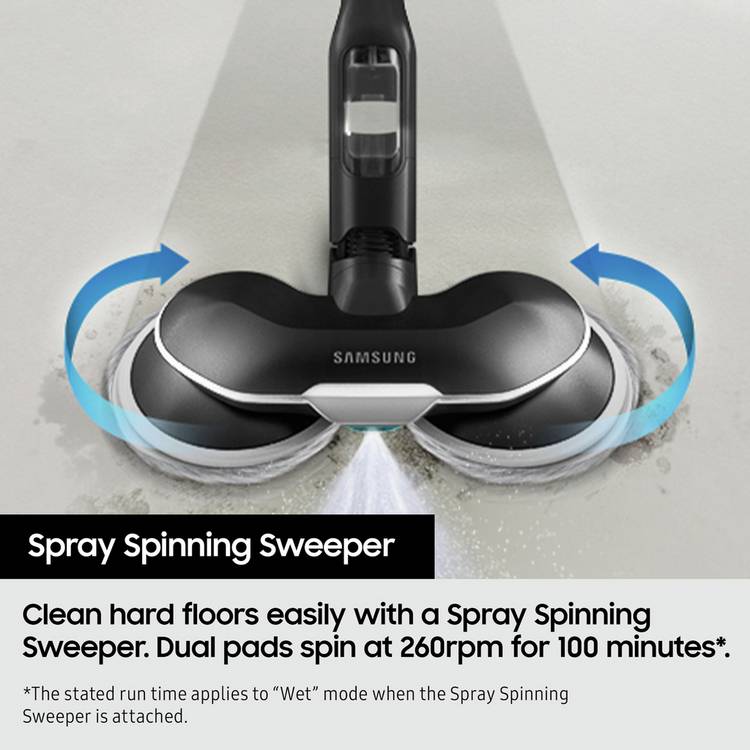 Samsung Bespoke Jet Plus Pro cordless stick vacuum cleaner, imported from the UK