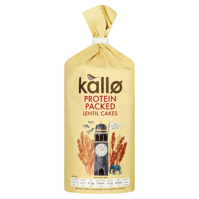 Kallo Protein Packed Lentil Cakes   100g GOODS M&S   