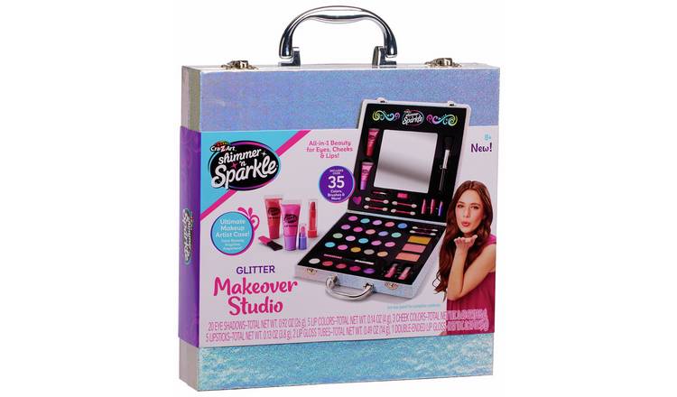 Shimmer N Sparkle InstaGlam Glitter Makeover Studio kids makeup set, UK version