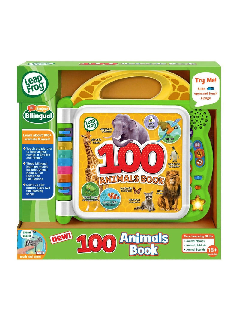 LeapFrog 100 Animals Book interactive toy for toddlers - UK version