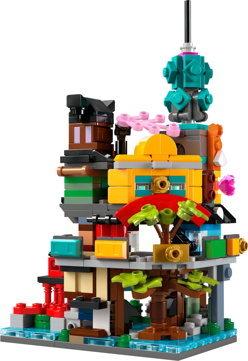 LEGO NINJAGO City Gardens micro building set (British brand)
