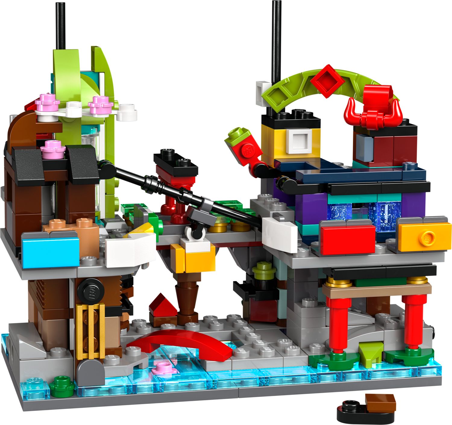 LEGO NINJAGO Micro City Markets building set - British product