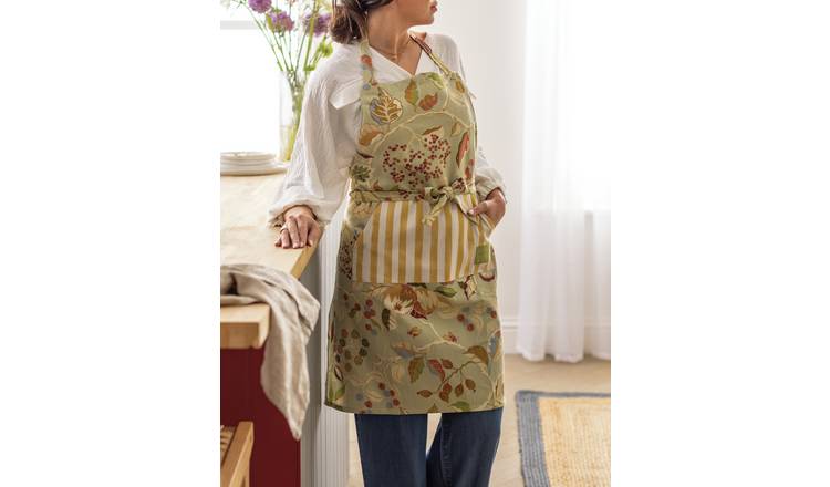 Habitat x Sanderson Berries cotton apron, UK version