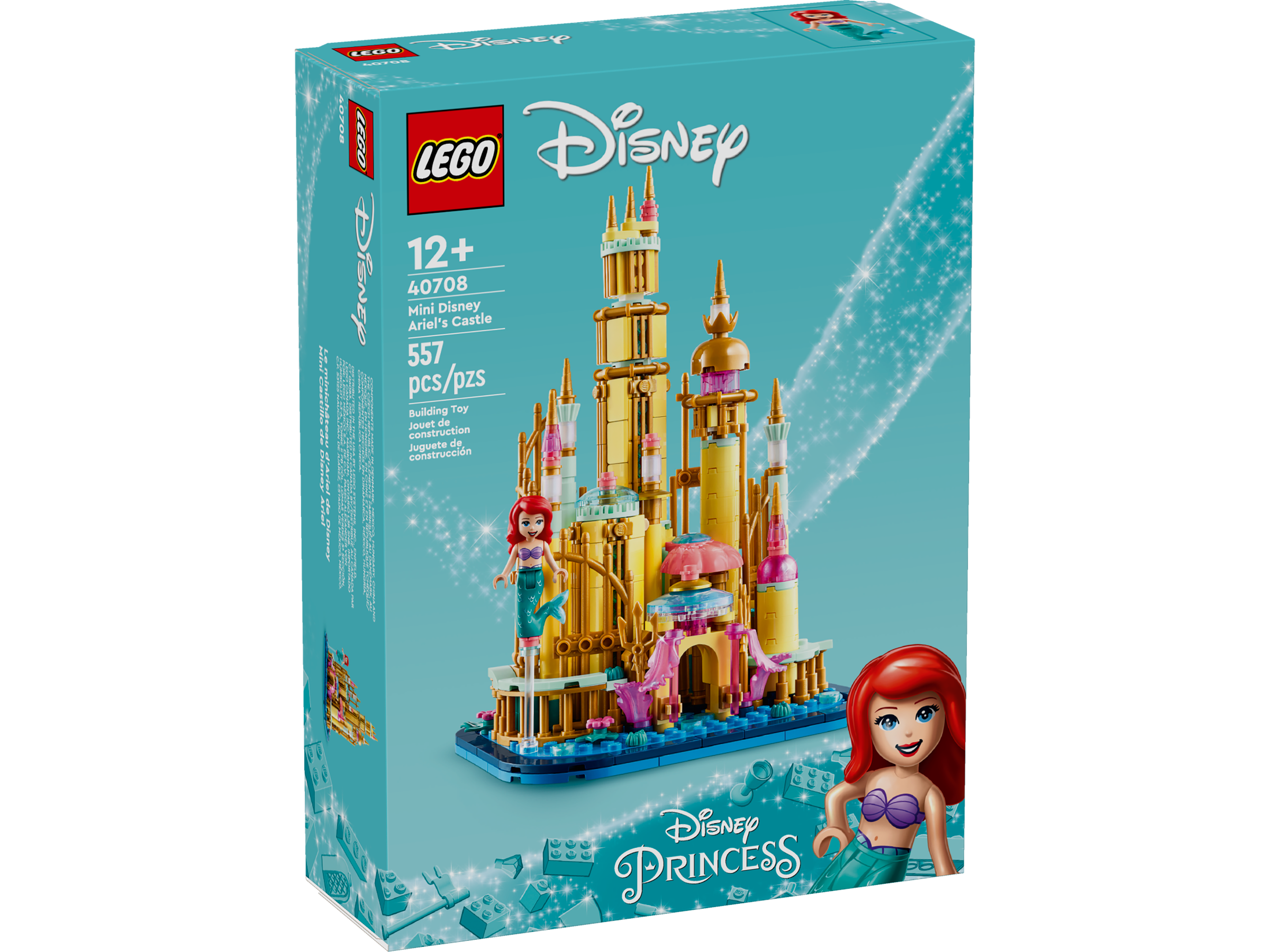 Mini Disney Ariel's Castle 556 pieces, imported from the UK