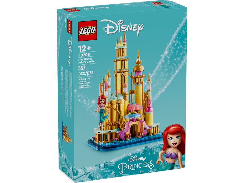 Mini Disney Ariel's Castle 556 pieces, imported from the UK