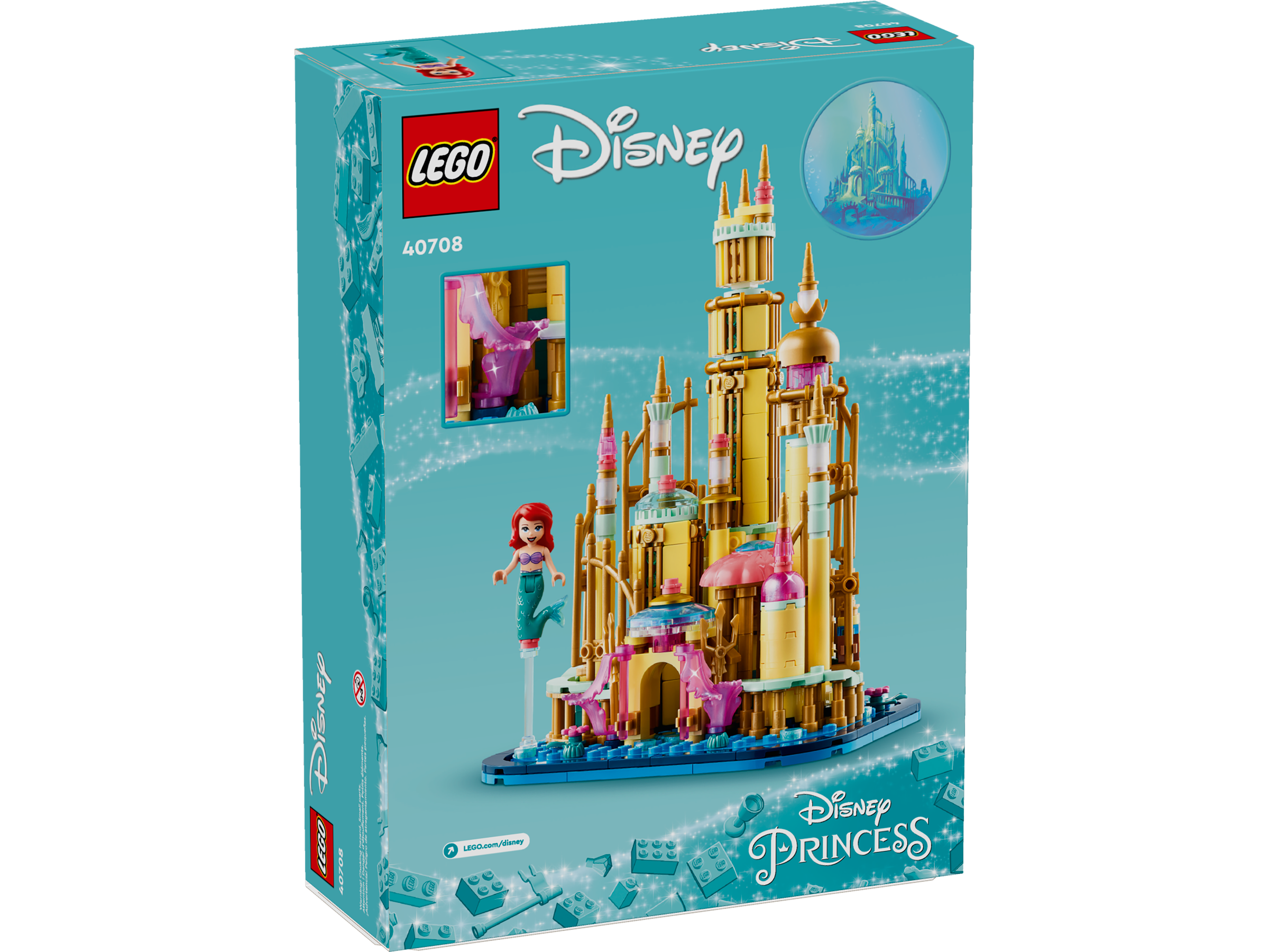 Mini Disney Ariel's Castle 556 pieces, imported from the UK