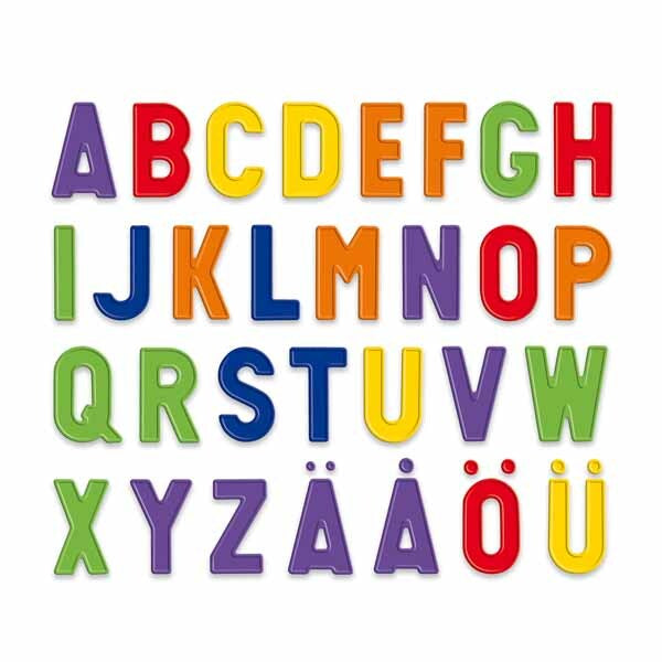 Quercetti Magnetino Letters Basic magnetic alphabet set (British brand)