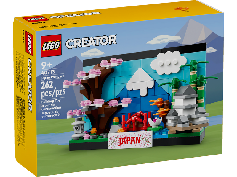 LEGO Japan Postcard Exclusive Set 262 pieces with instructions, UK version