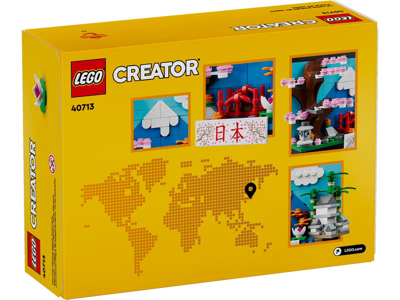 LEGO Japan Postcard Exclusive Set 262 pieces with instructions, UK version