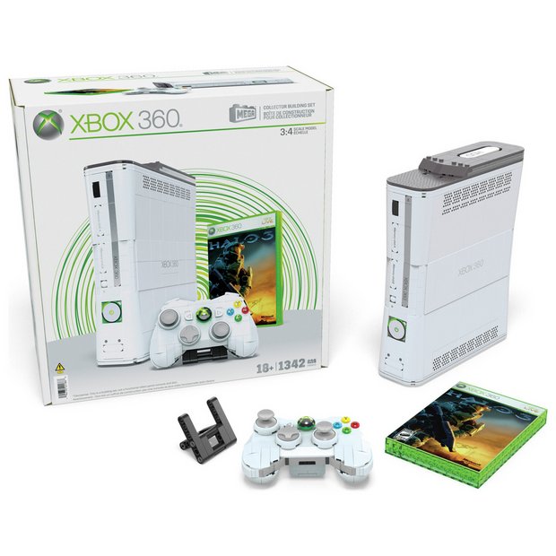 MEGA Xbox 360 replica building set 1342 pieces (British brand)