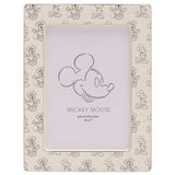 Disney Mickey Minnie ceramic photo frame white 4x6, UK version