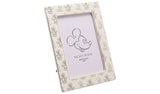 Disney Mickey Minnie ceramic photo frame white 4x6, UK version