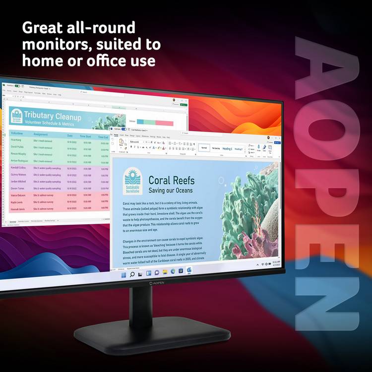 Acer AOPEN 27in 100Hz IPS Full HD monitor (British brand)