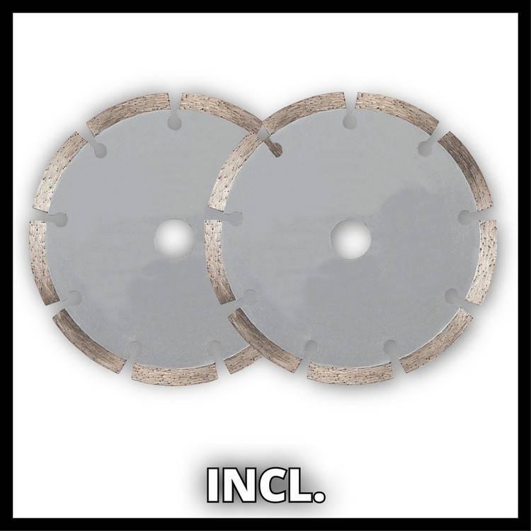 Einhell wall chaser 1320W with diamond blades - British product