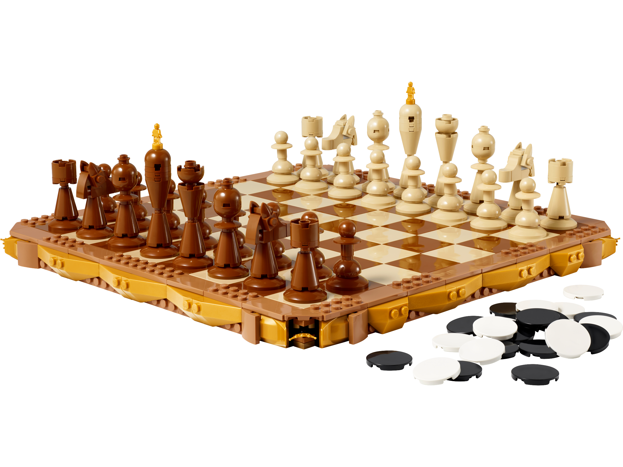 Lego Traditional Chess Set 743 pieces (British brand)