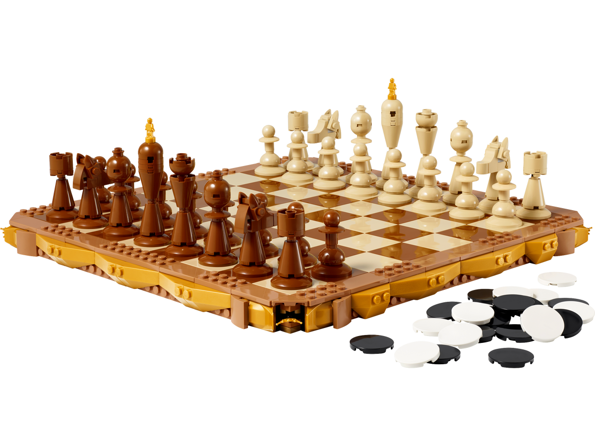 Lego Traditional Chess Set 743 pieces (British brand)